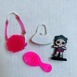 Mixed Lot of 4 Pink Bags Brush LOL Surprise‎ Mini Stand up Flat